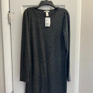 H&M Gray Long Sleeved Dress